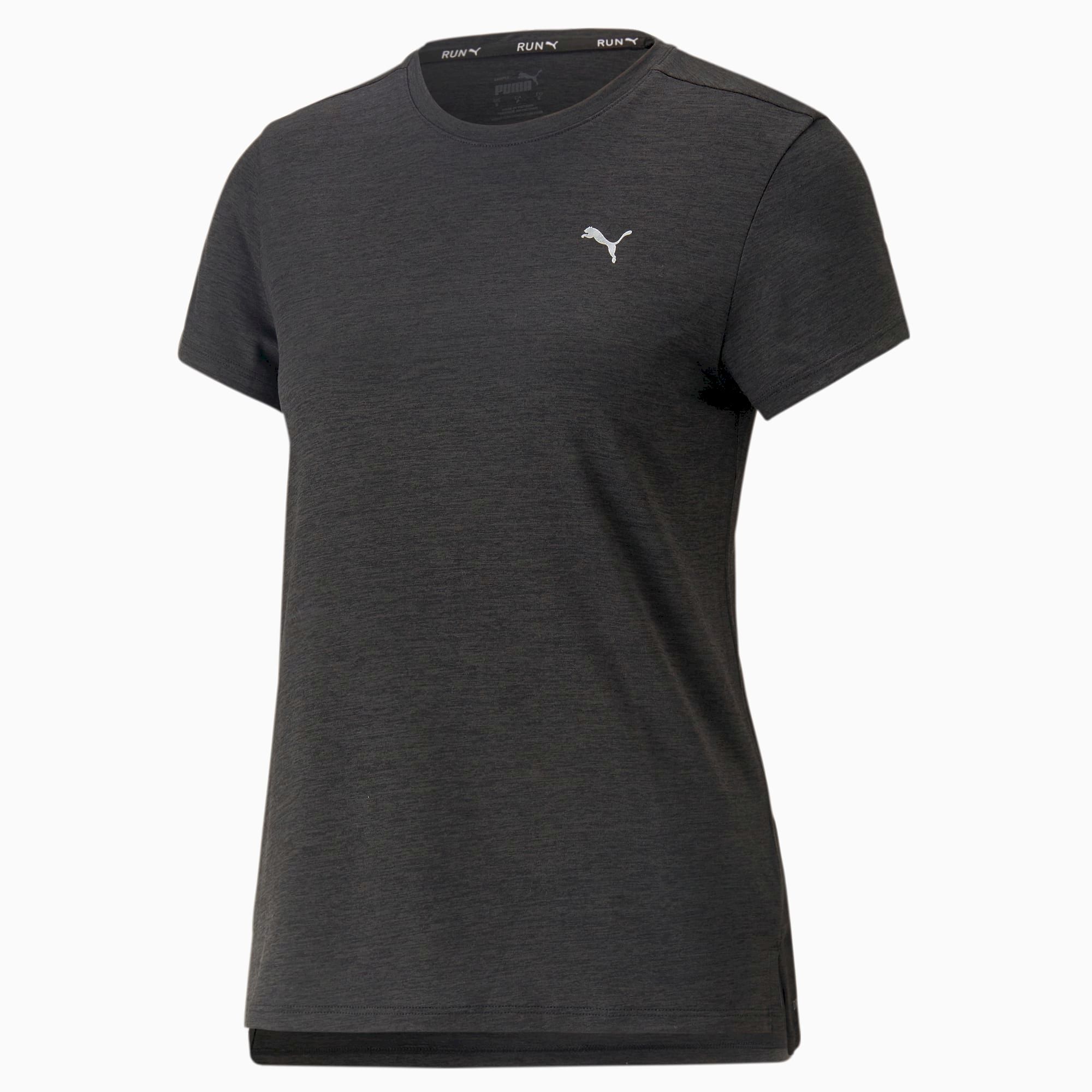 Puma Run Heather SS Tee W - T-shirt - Dames | Hardloop