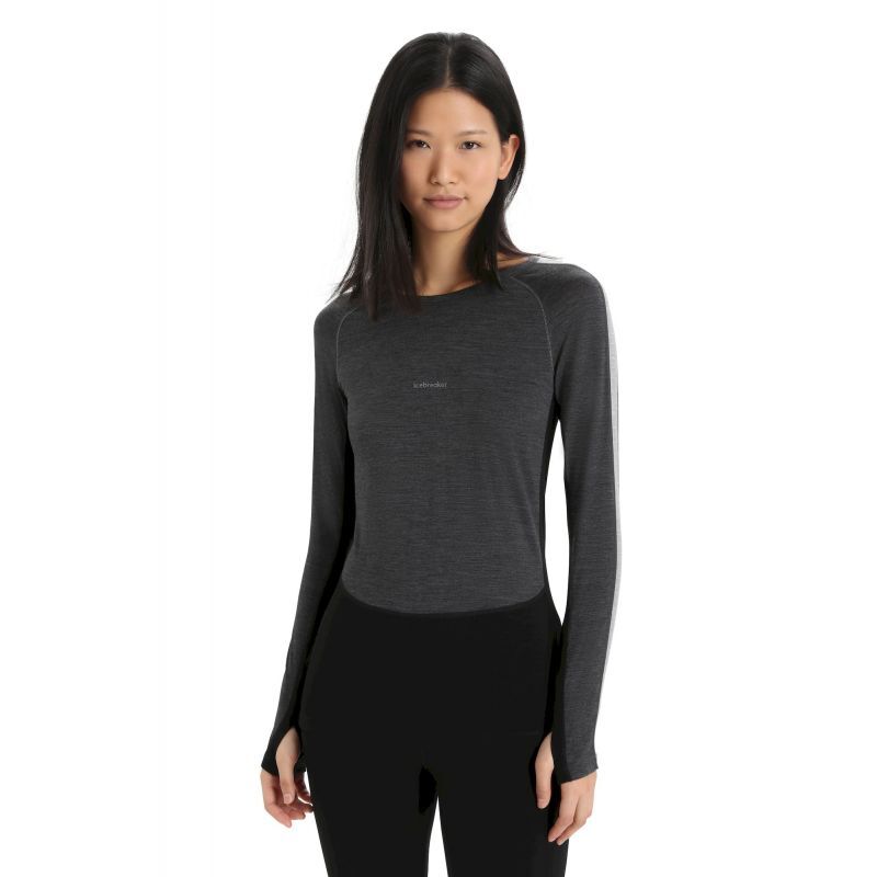 Icebreaker MERINO 260 ZONE LS HALF ZIP UNDERSHIRT JET HEATHER/BLACK -  Undershirt - jet heather/black/grey 