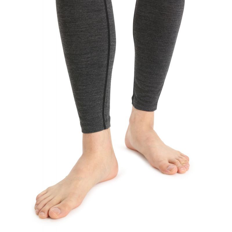 Icebreaker 125 ZoneKnit™ Merino Thermal Leggings Men - Black/Jet Hthr