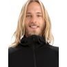 Icebreaker ZoneKnit LS Zip Hoodie - Merino Fleece jacket - Men's | Hardloop