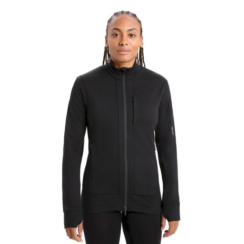 Icebreaker Giacca con Cappuccio Uomo - Merino 260 Quantum - Nero