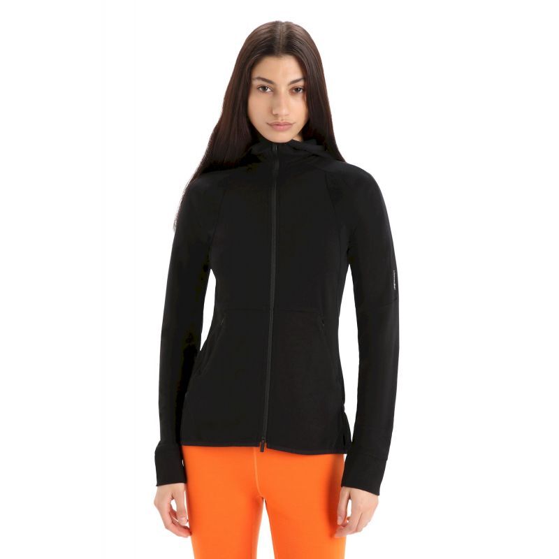Icebreaker ZoneKnit LS Zip Hoodie - Merino Fleece jacket - Women's | Hardloop