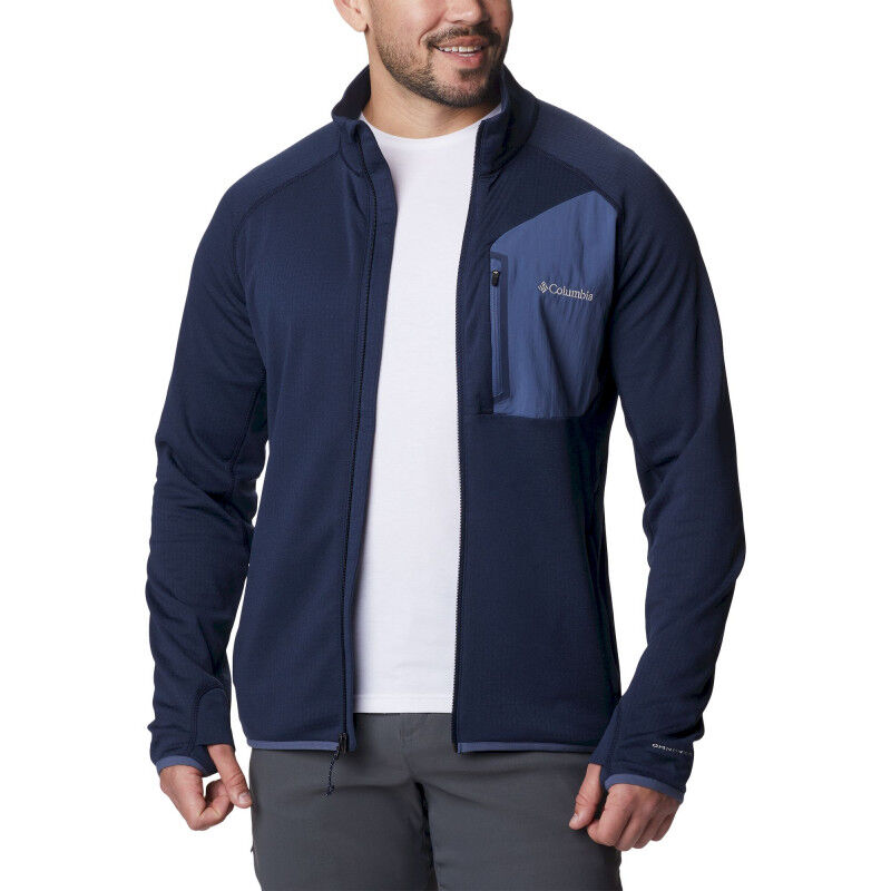 Columbia M Polar Powder Full Zip Navy, veste polaire homme