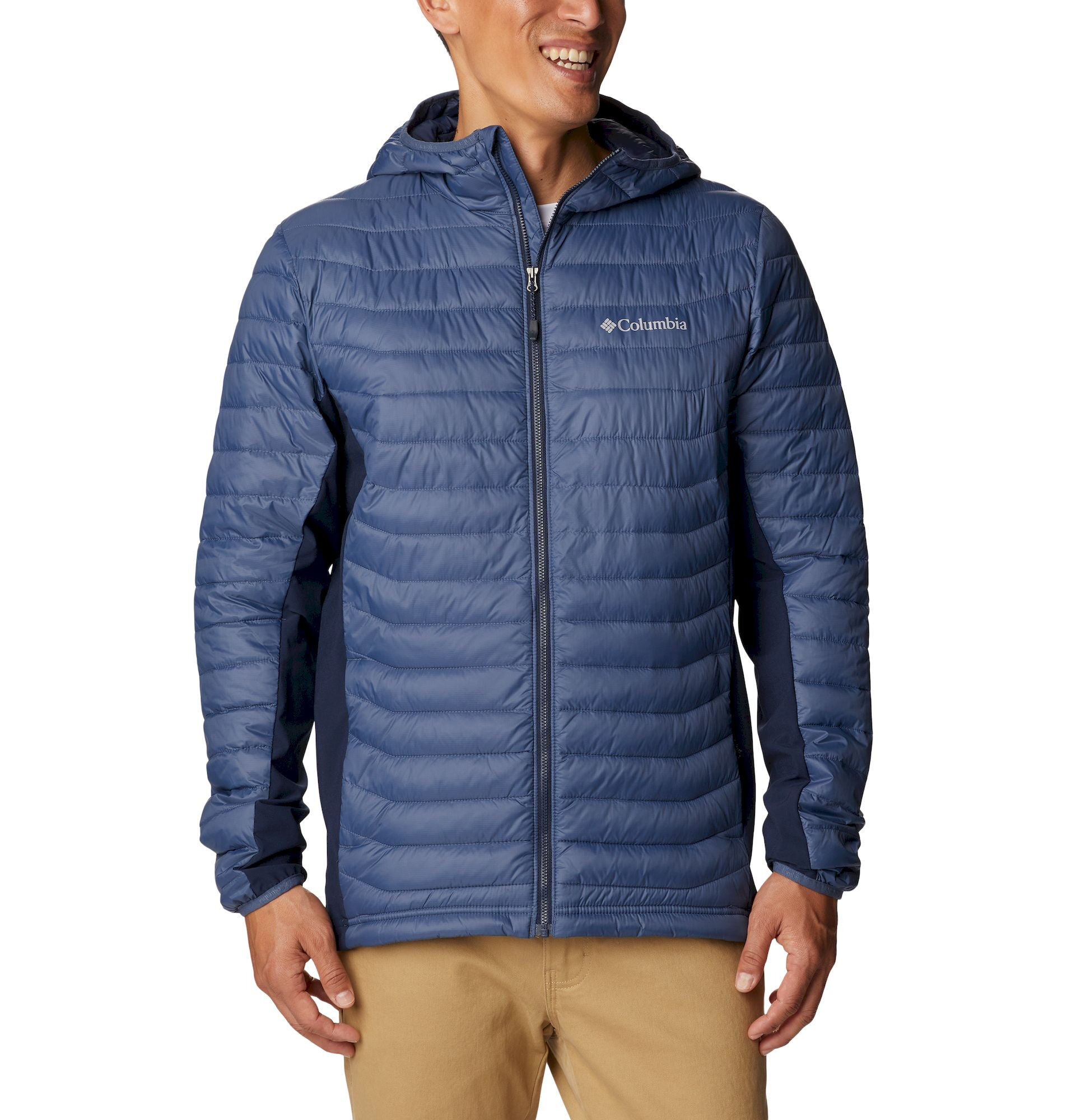 Columbia mens powder clearance lite light hooded jacket