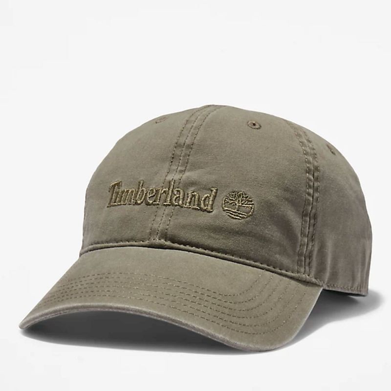 Timberland Cotton Canvas Baseball Cap Self Backstrap - Cap | Hardloop