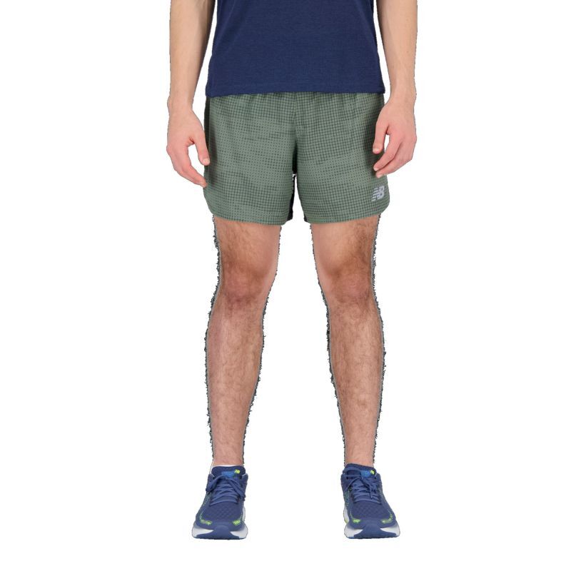 New Balance Printed Impact Run 5 Inch Short - Spodenki do biegania męskie | Hardloop
