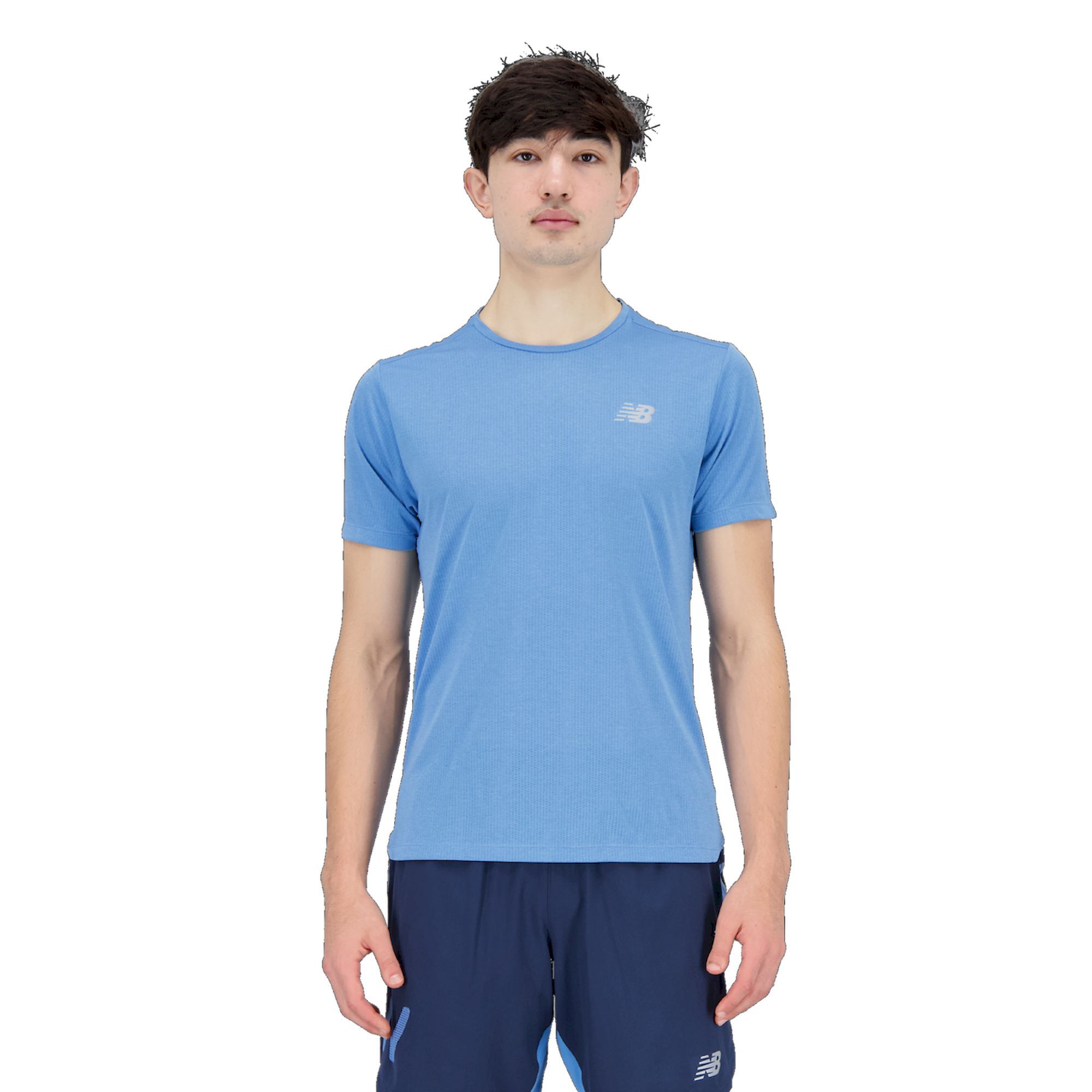 New Balance Impact Run Short Sleeve - T-shirt homme | Hardloop