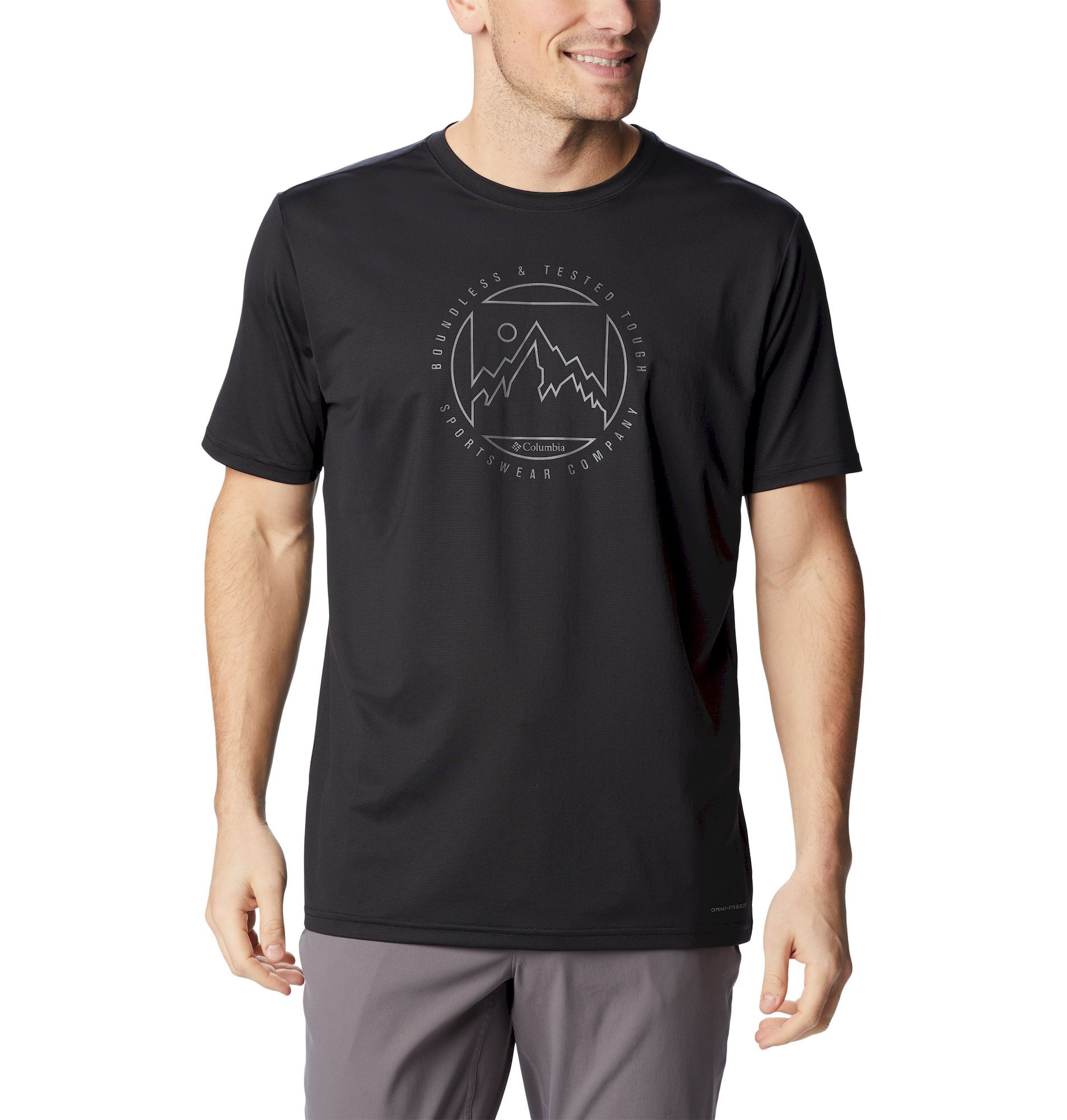 Columbia Ice Lake SS Tee - T-shirt - Heren | Hardloop