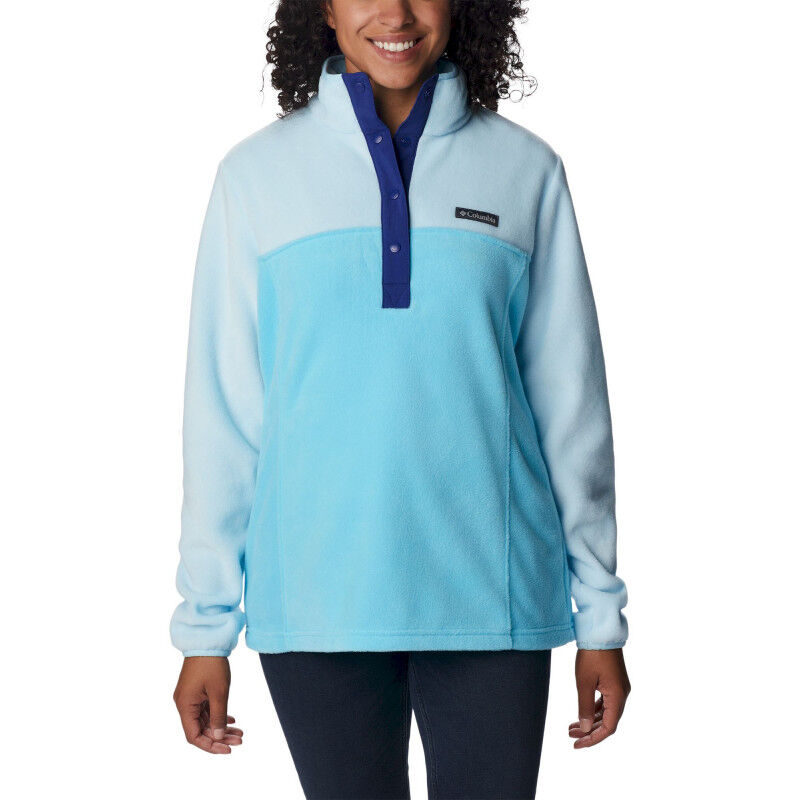 Pull Polaire Columbia Benton Springs 1/2 Snap Femme – Mi-fermeture à Pression – Col Et Poignets Bordés – Confort Et Chaleur – Pour Loisirs Et Plein Air