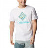 White / CSC Stacked Floral Graphic