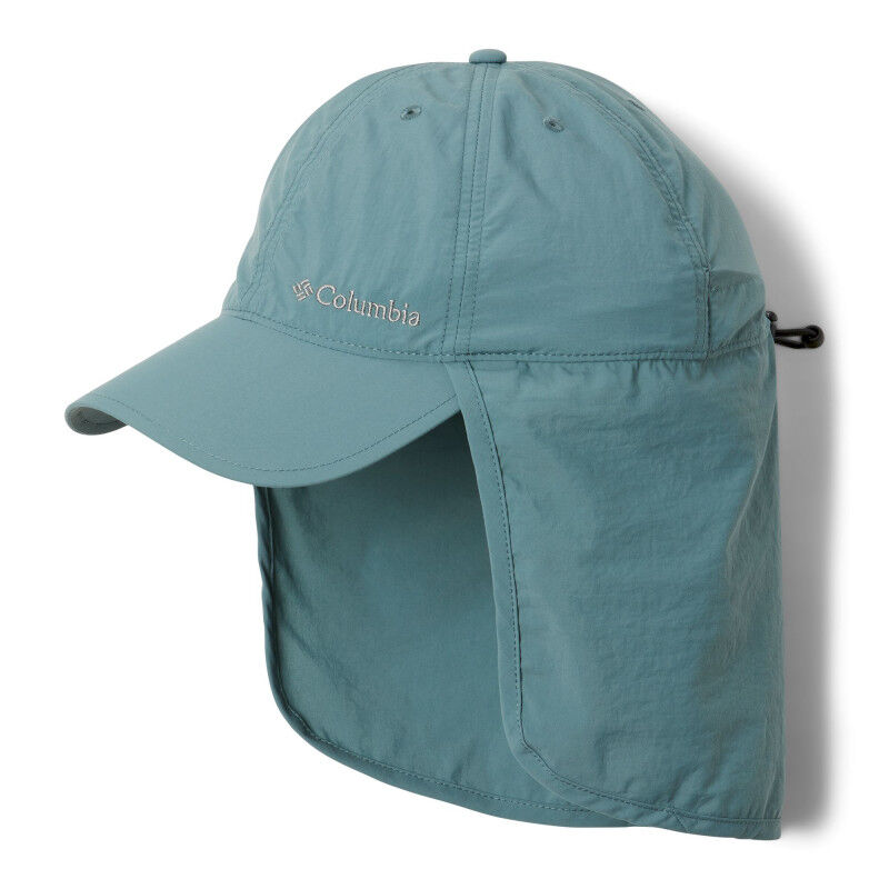 Columbia Cappello Unisex Schooner Bank Cachalot, Nylon, Protezione Solare UPF 50, Omni-Wick, Copri Collo, Colore Cammello Chiaro, Taglia Unica