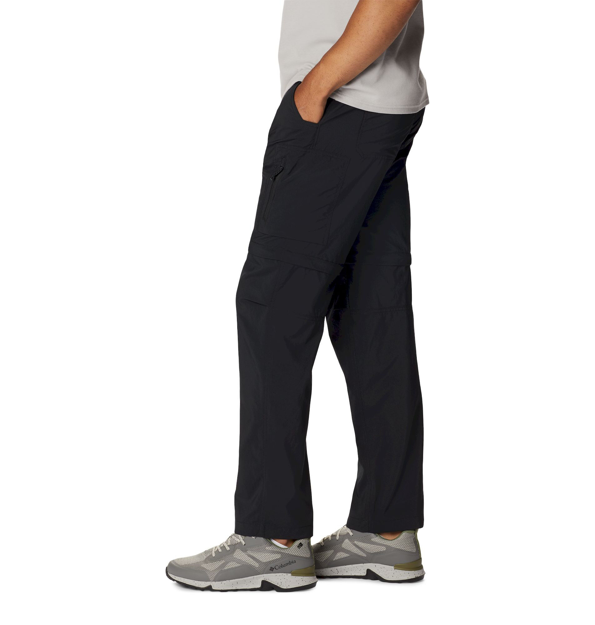 Pantalon Senderismo Hombre Pantalu00f3n Convertible Silver Ridge