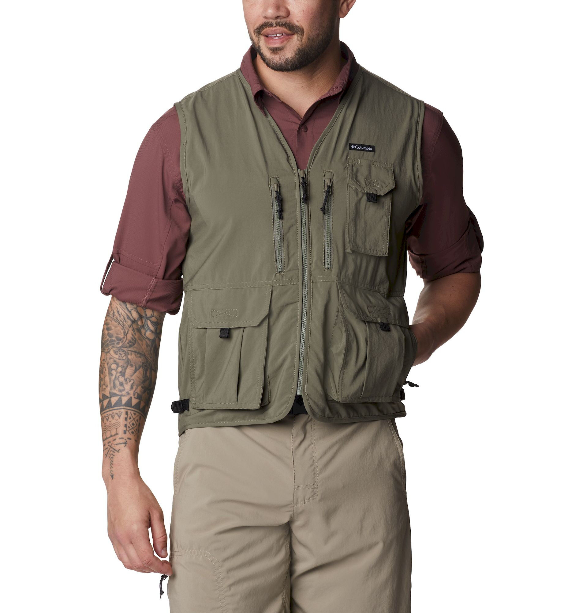 Columbia silver sales ridge vest