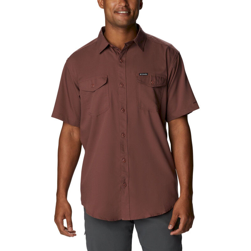 Chemise boutonnée Columbia blanche Oklahoma Sooners pour homme, grande taille, Tamiami Omni-Shade