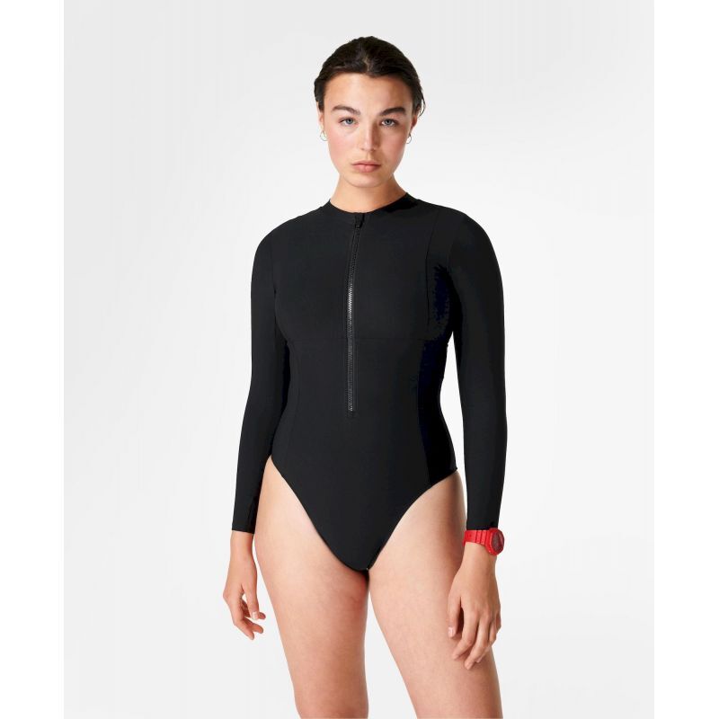 Sweaty Betty Tidal Xtra Life Long Sleeve Swimsuit - Bikini Stroje kąpielowe | Hardloop