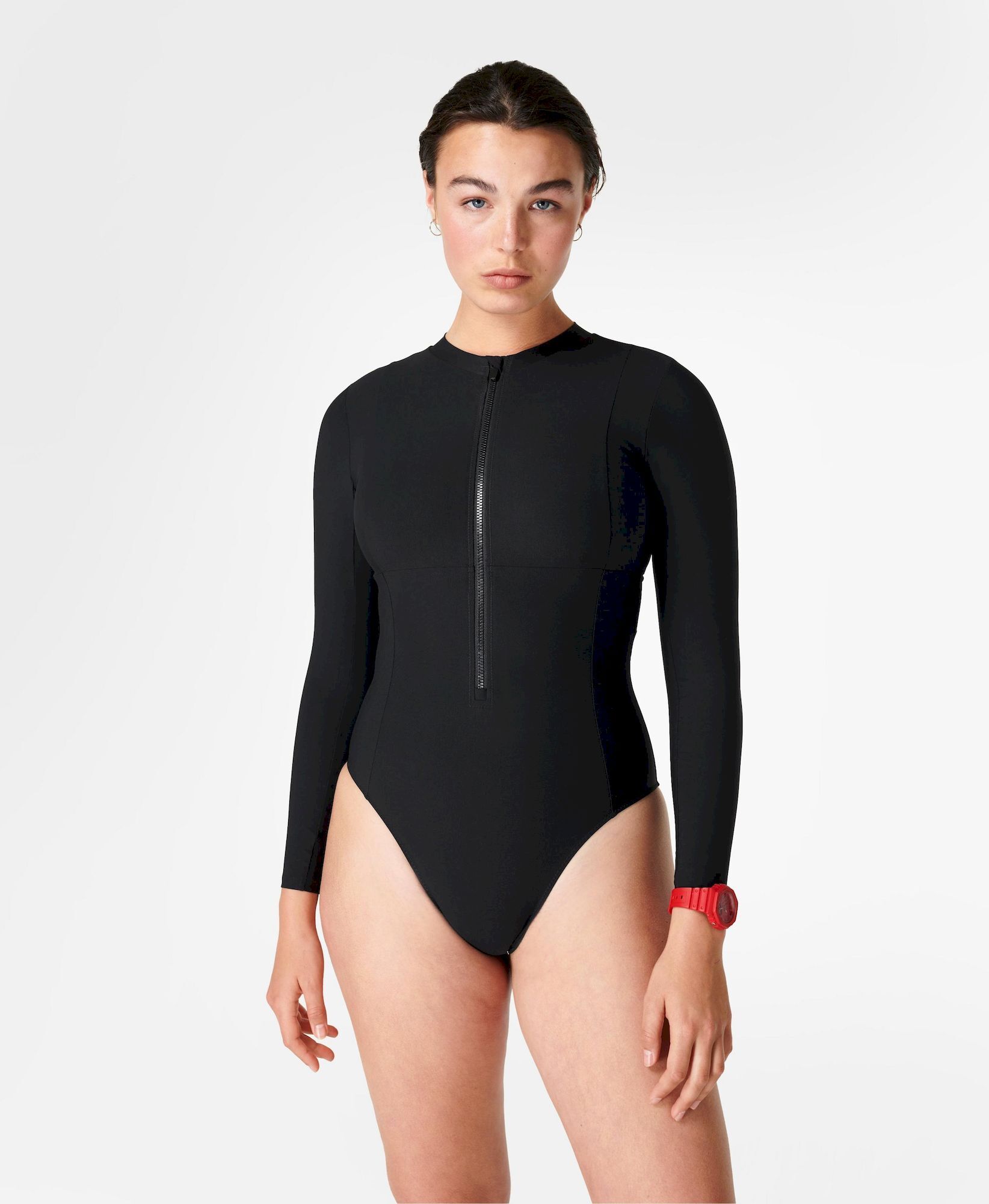 Sweaty Betty Tidal Xtra Life Long Sleeve Swimsuit - Bikini Stroje kąpielowe | Hardloop