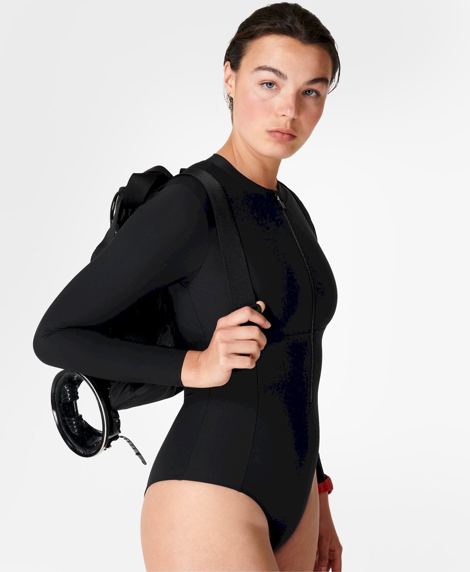Sweaty Betty Tidal Xtra Life Long Sleeve Swimsuit - Bikini Stroje kąpielowe | Hardloop