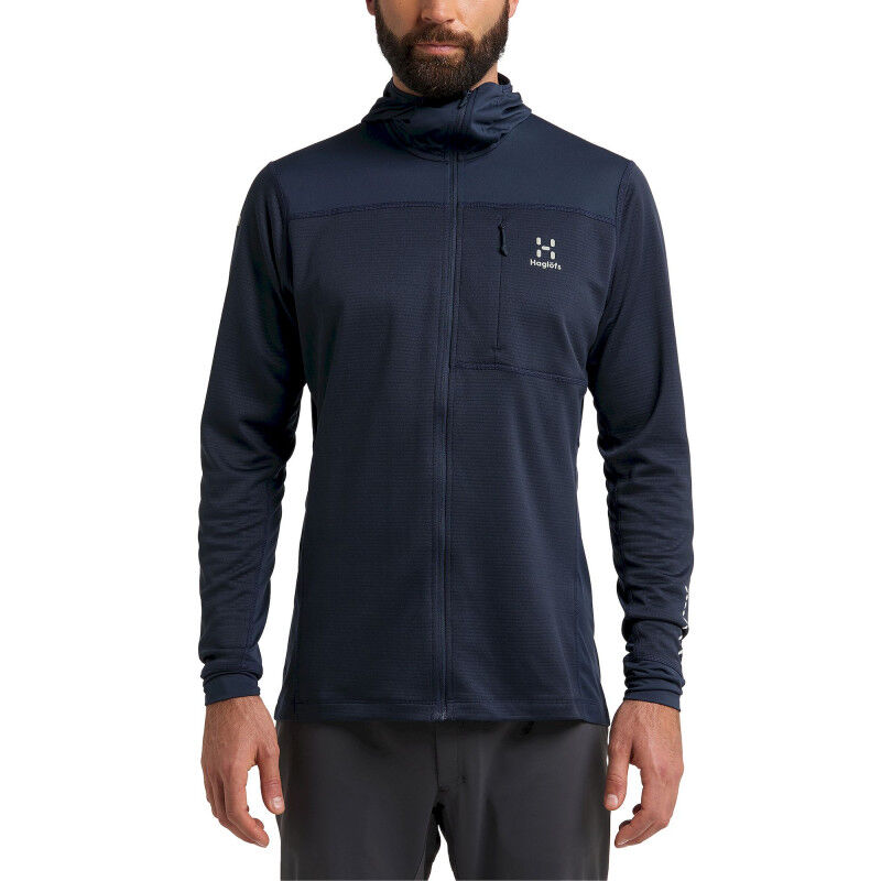 Haglöfs L.I.M Mid Multi Hood - Fleecetröjor - Herr | Hardloop