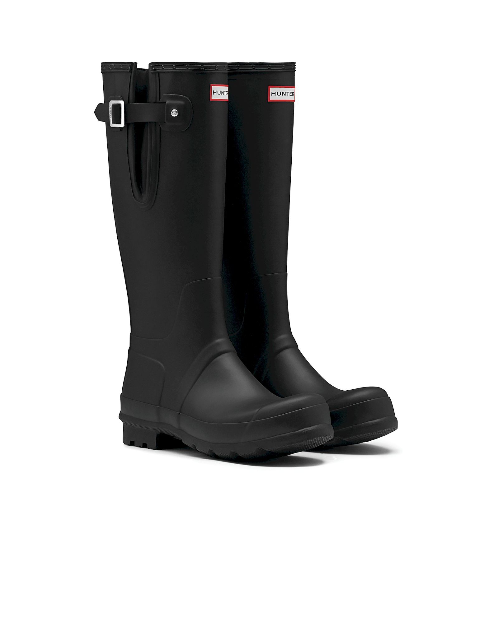 Hunter Gummistiefel Gummistiefel Biker Look Hunter Gummistiefel