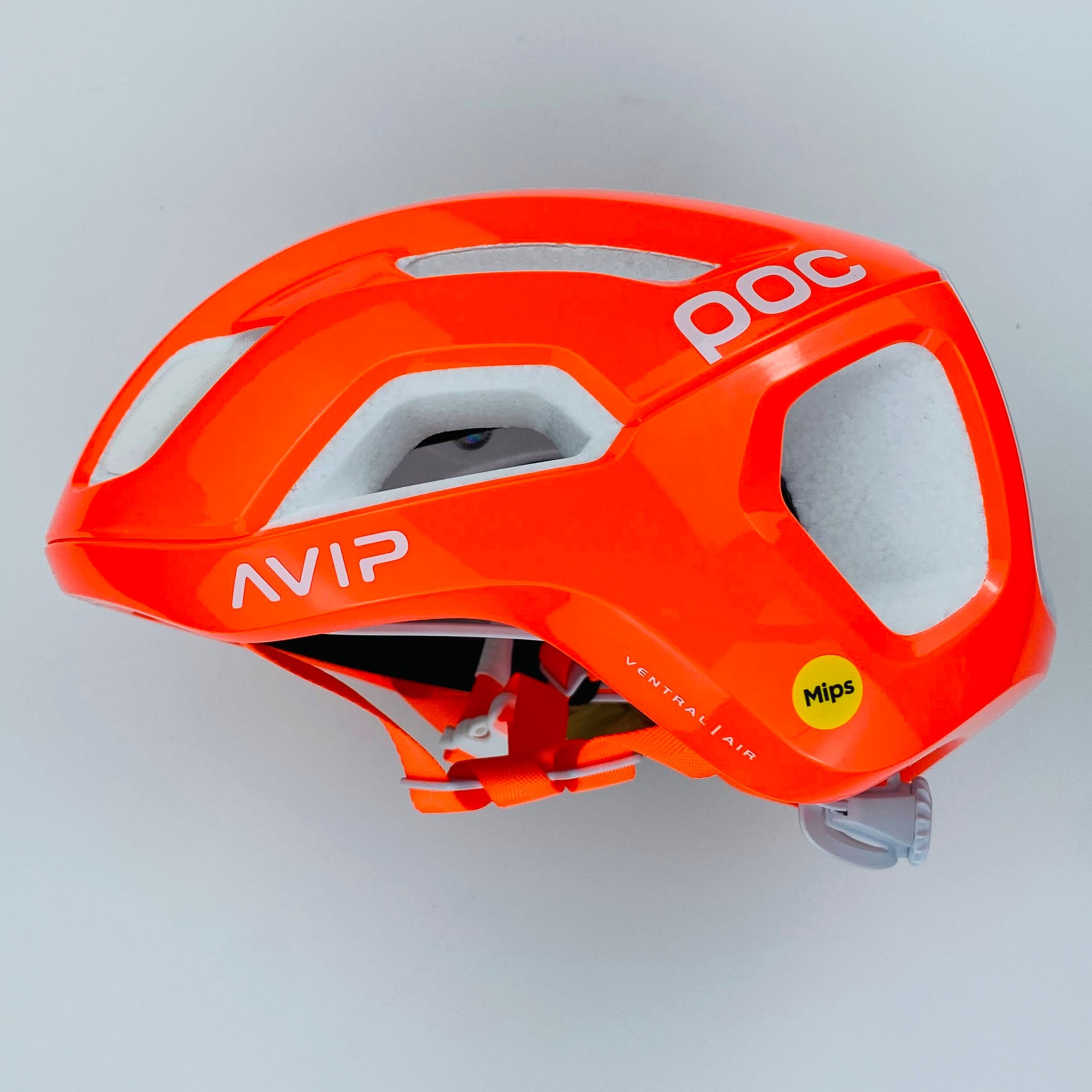 Orange cycling deals helmet