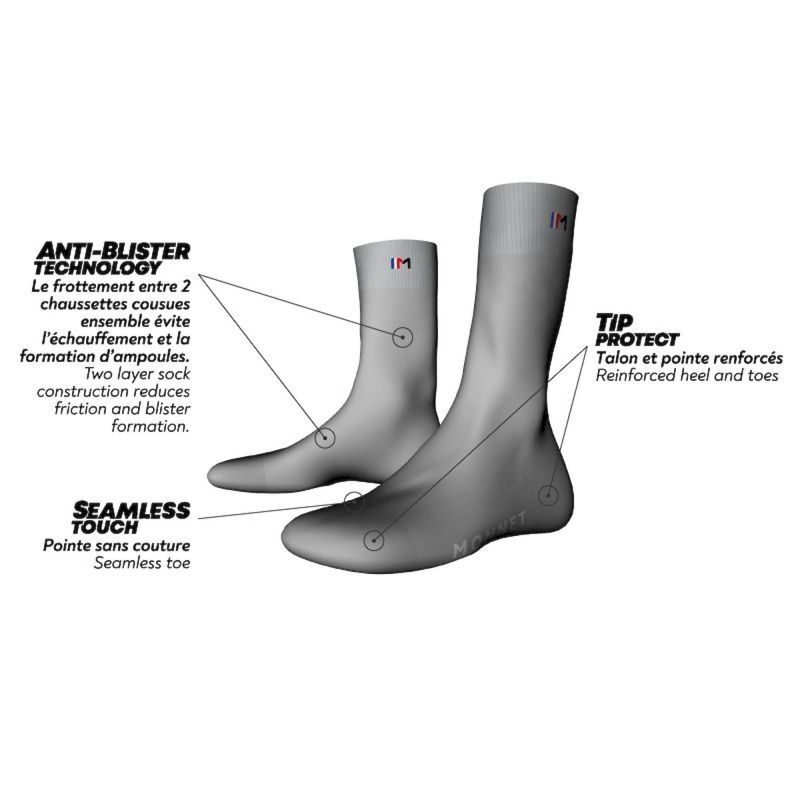 Monnet Twin Trek - Trekkingsocken | Hardloop