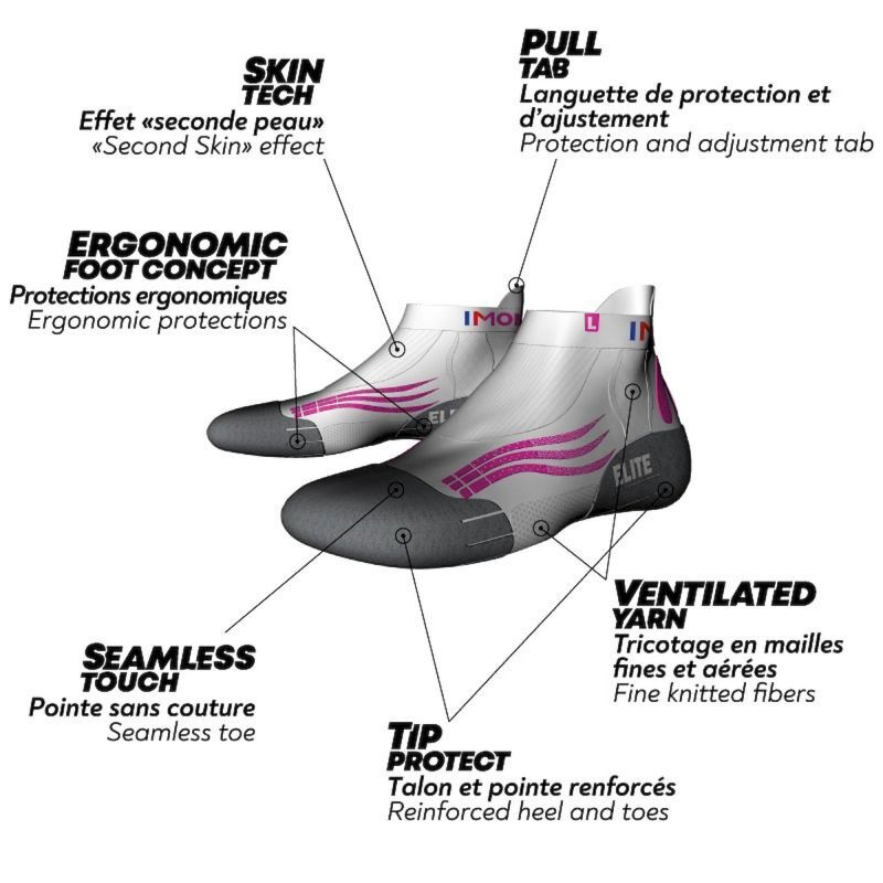 Monnet Run Elite - Calze running - Donna | Hardloop