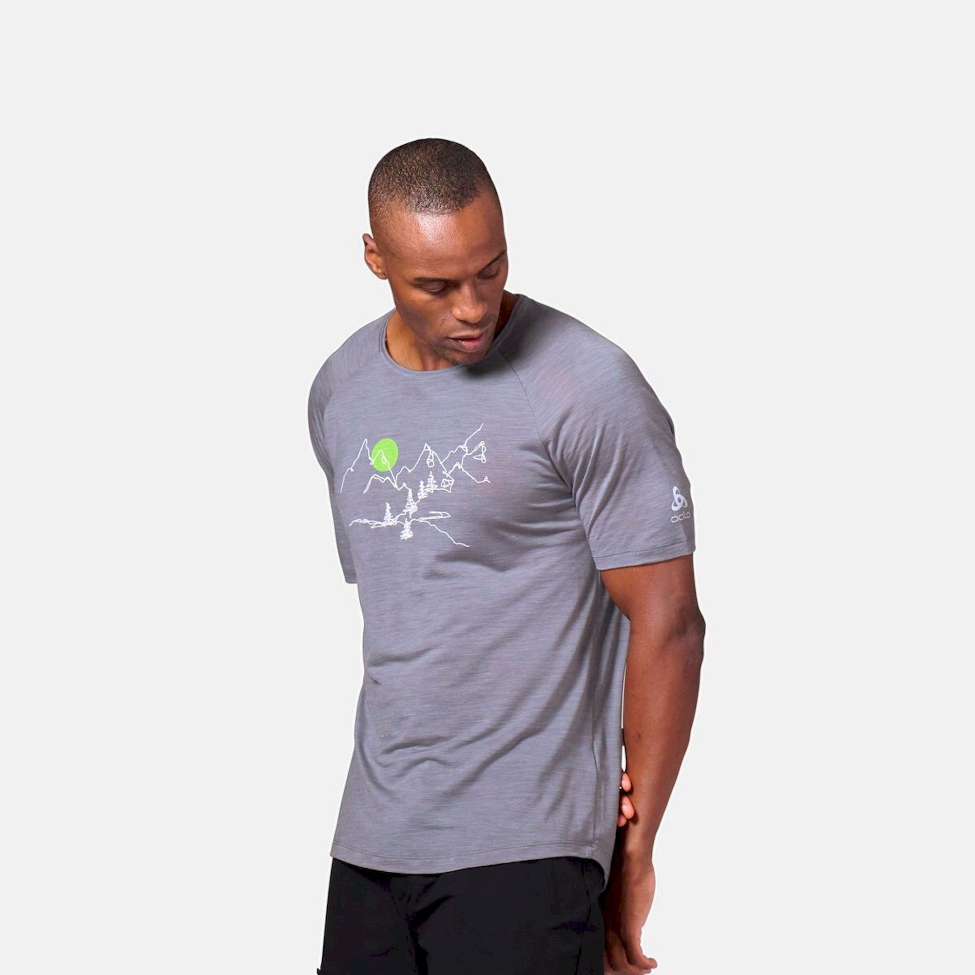 Odlo Ascent Performance Wool 130 - Camiseta - Hombre | Hardloop