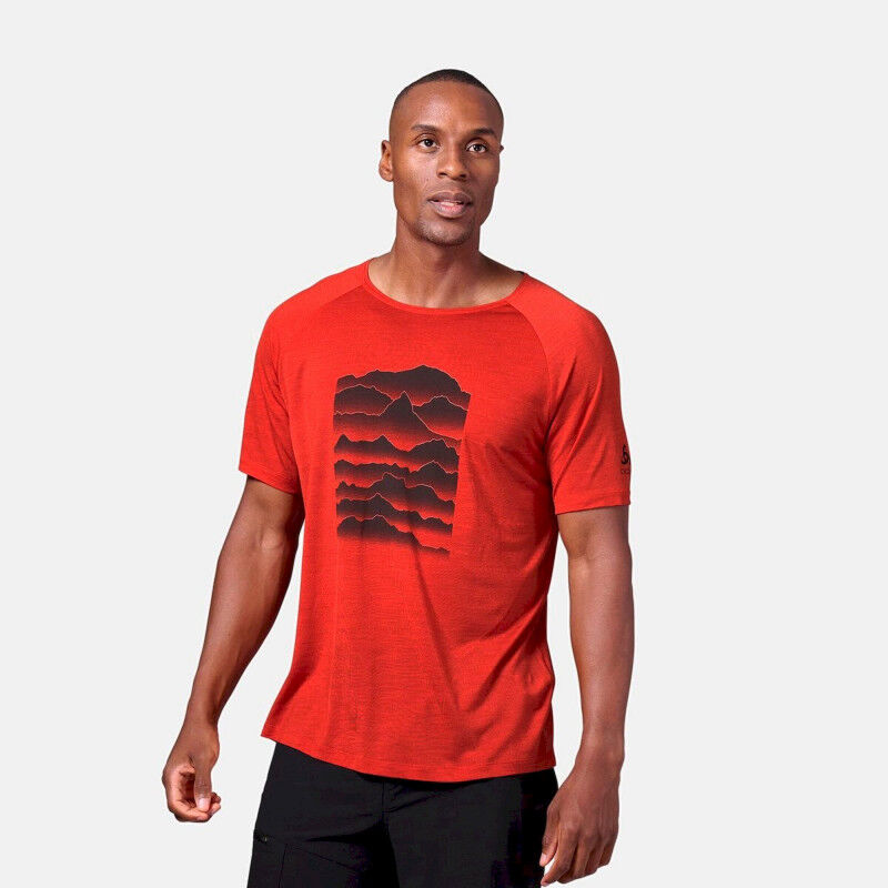 Odlo T-Shirt S/S Crew Neck F-Dry - Camiseta - Hombre