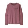 Patagonia Women's Long-Sleeved Cap Cool Daily Graphic Shirt - Lands - T-shirt mulher | Hardloop
