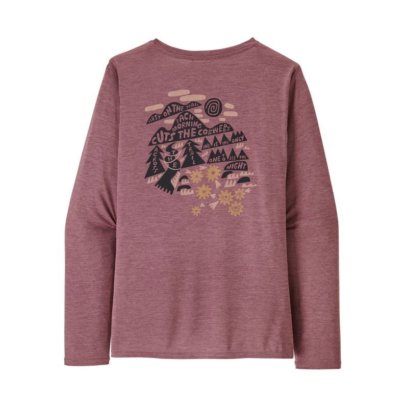 Patagonia Women's Long-Sleeved Cap Cool Daily Graphic Shirt - Lands - Camiseta - Mujer | Hardloop