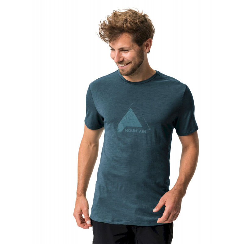 Vaude Tekoa Wool T-shirt - Kurtka z wełny Merino® męska | Hardloop