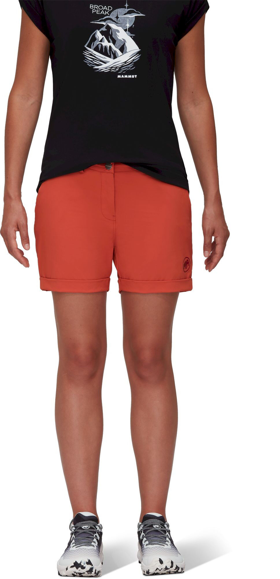 Mammut Runbold Roll Cuff Shorts - Pantalones cortos de trekking - Mujer | Hardloop