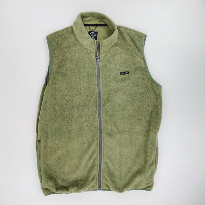 Wrangler Adams Fleece Fullzip Vest - Second Hand Hoodie - Men's - Olive green - M | Hardloop