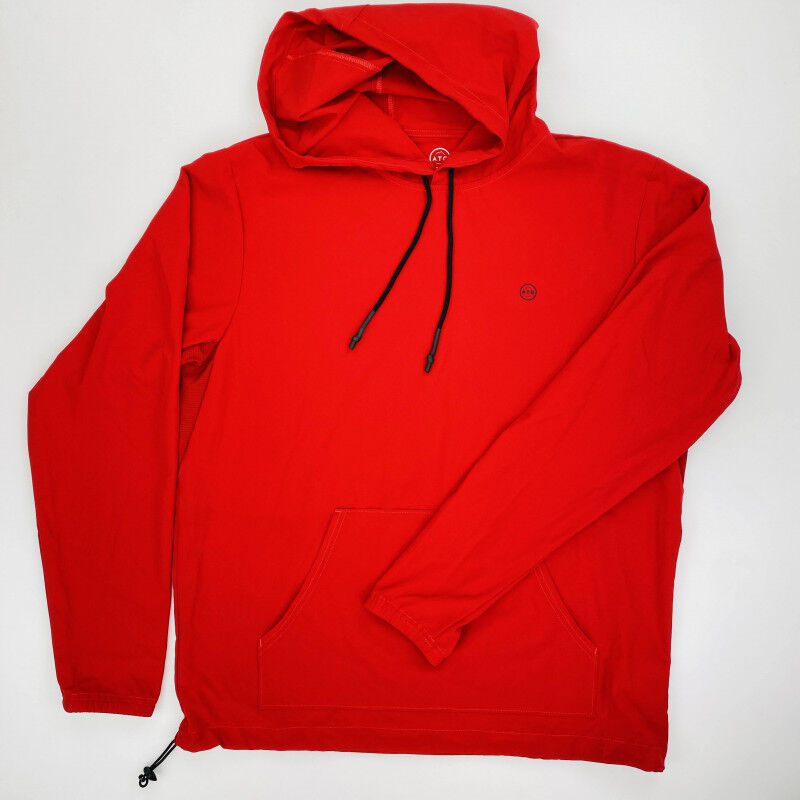 Wrangler Ls Mix Mat Hoodie - Felpa con cappuccio di seconda mano - Uomo - Rosso - M | Hardloop
