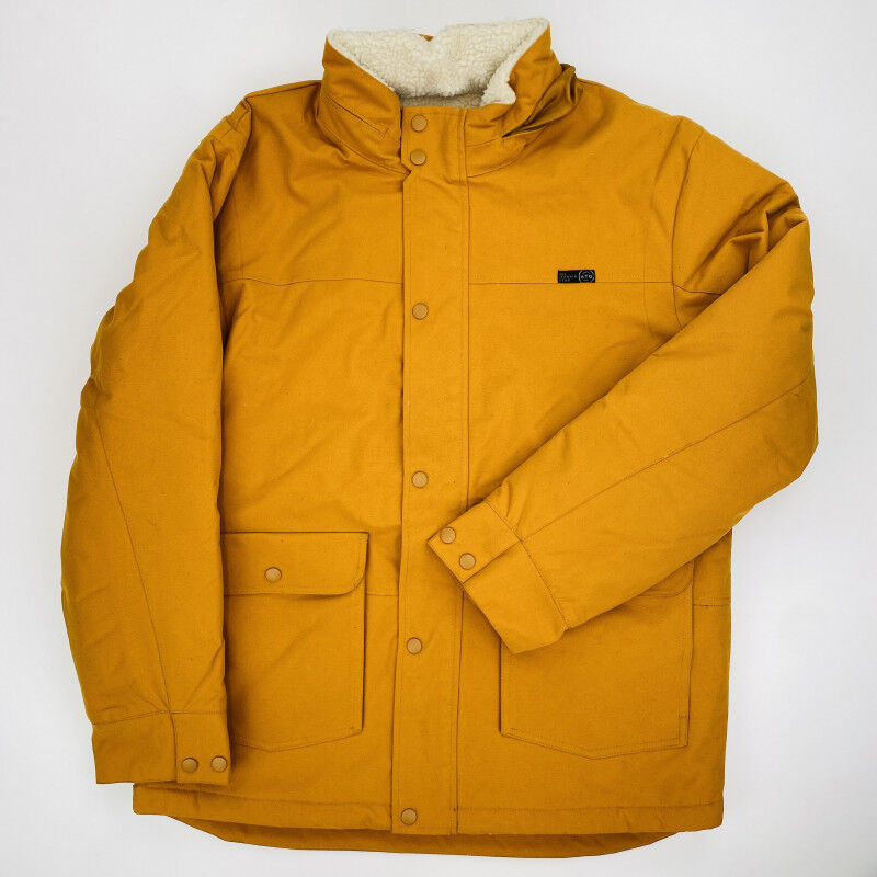 Wrangler Stowable Hood Parka Second Hand Parka Men s Yellow M Hardloop