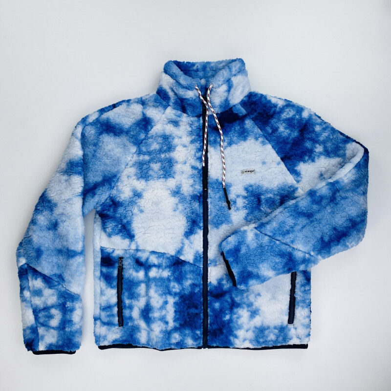 Wrangler Sherpa Fleece Jacket - Second Hand Hoodie - Women's - Blue - S | Hardloop