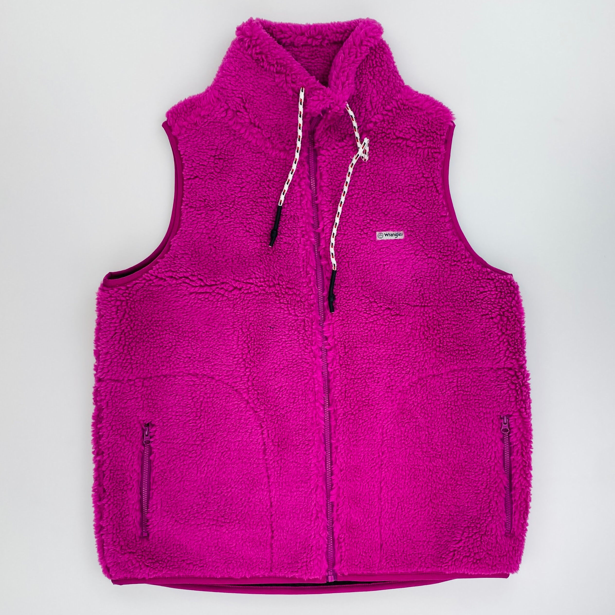 Wrangler Sherpa Fleece Vest - Second Hand Hoodie - Women's - Pink - S |  Hardloop