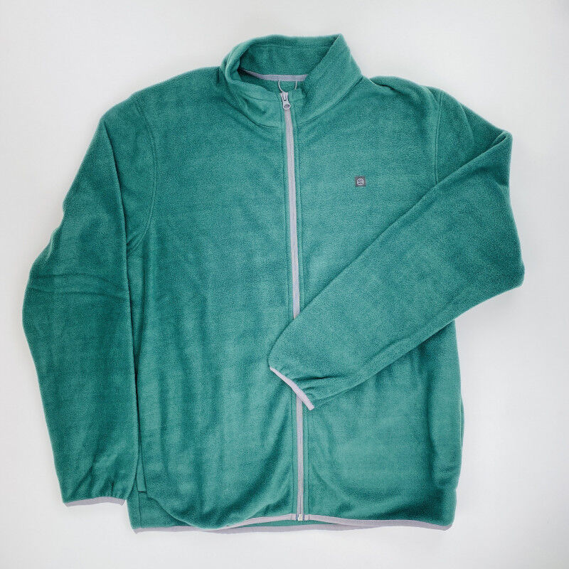 Wrangler Adams Fleece Full Zip - Felpa con cappuccio di seconda mano - Uomo - Verde - M | Hardloop