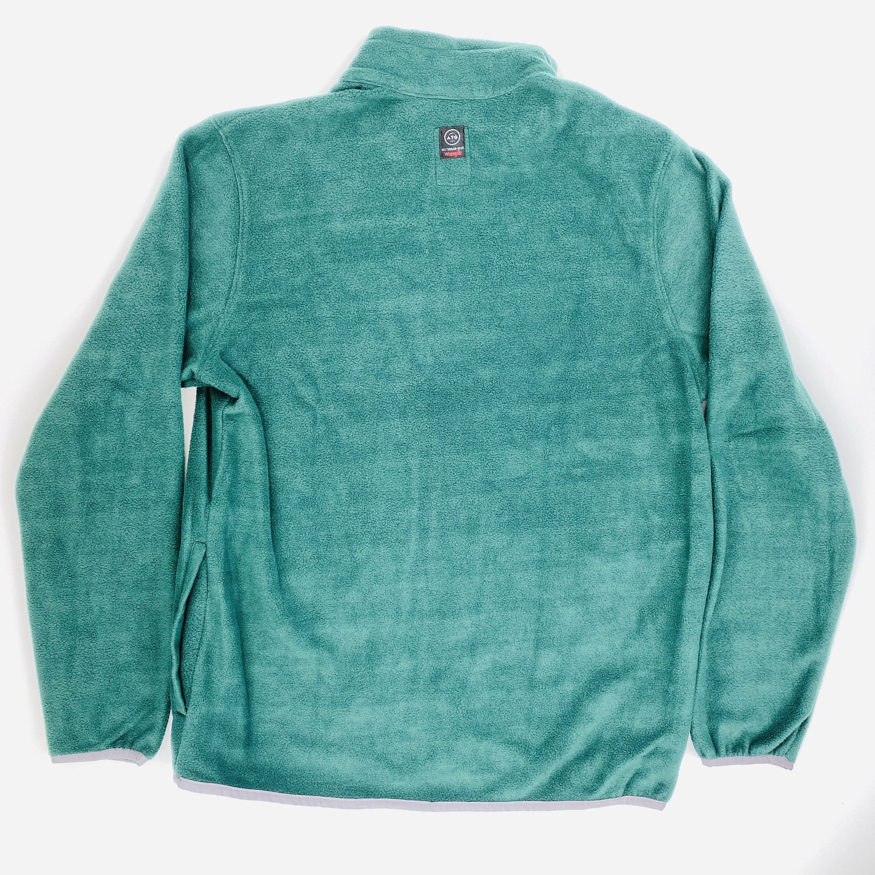 Wrangler Adams Fleece Full Zip - Felpa con cappuccio di seconda mano - Uomo - Verde - M | Hardloop