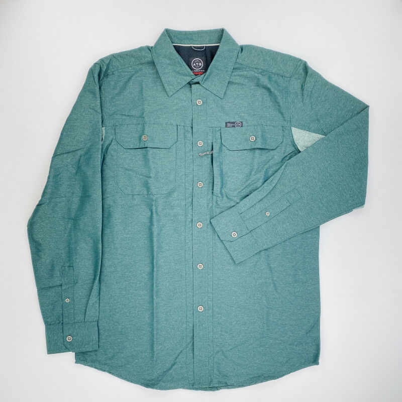 Wrangler Mixed Material Shirt - Camicia di seconda mano - Uomo - Verde - M | Hardloop