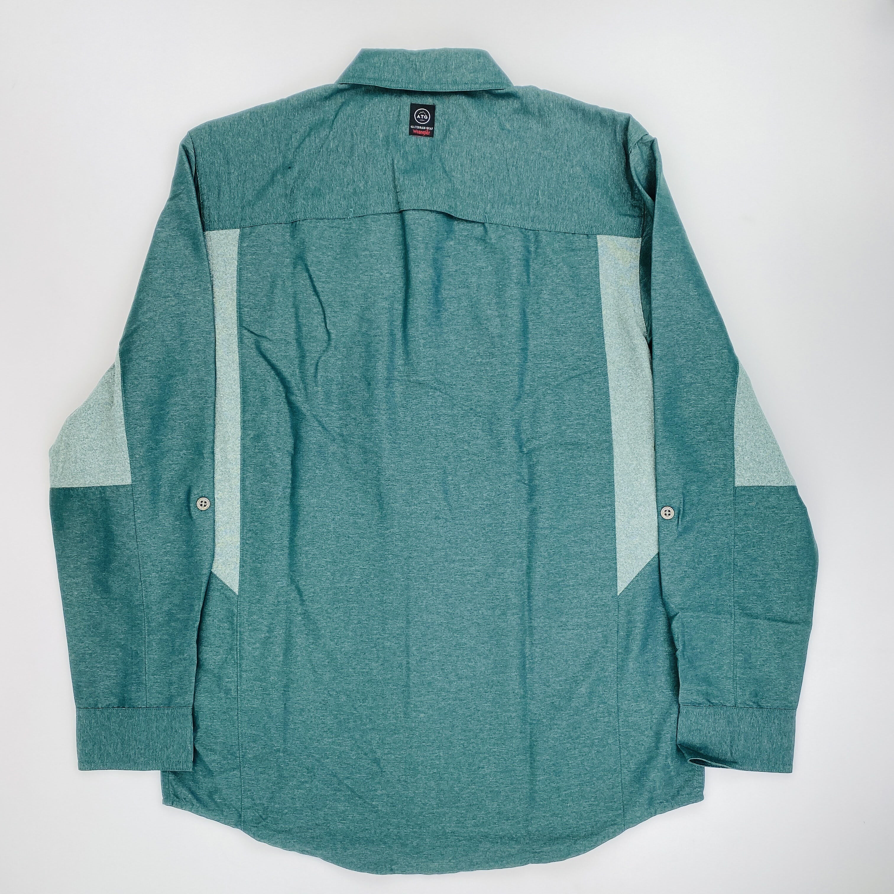 Wrangler Mixed Material Shirt - Camicia di seconda mano - Uomo - Verde - M | Hardloop