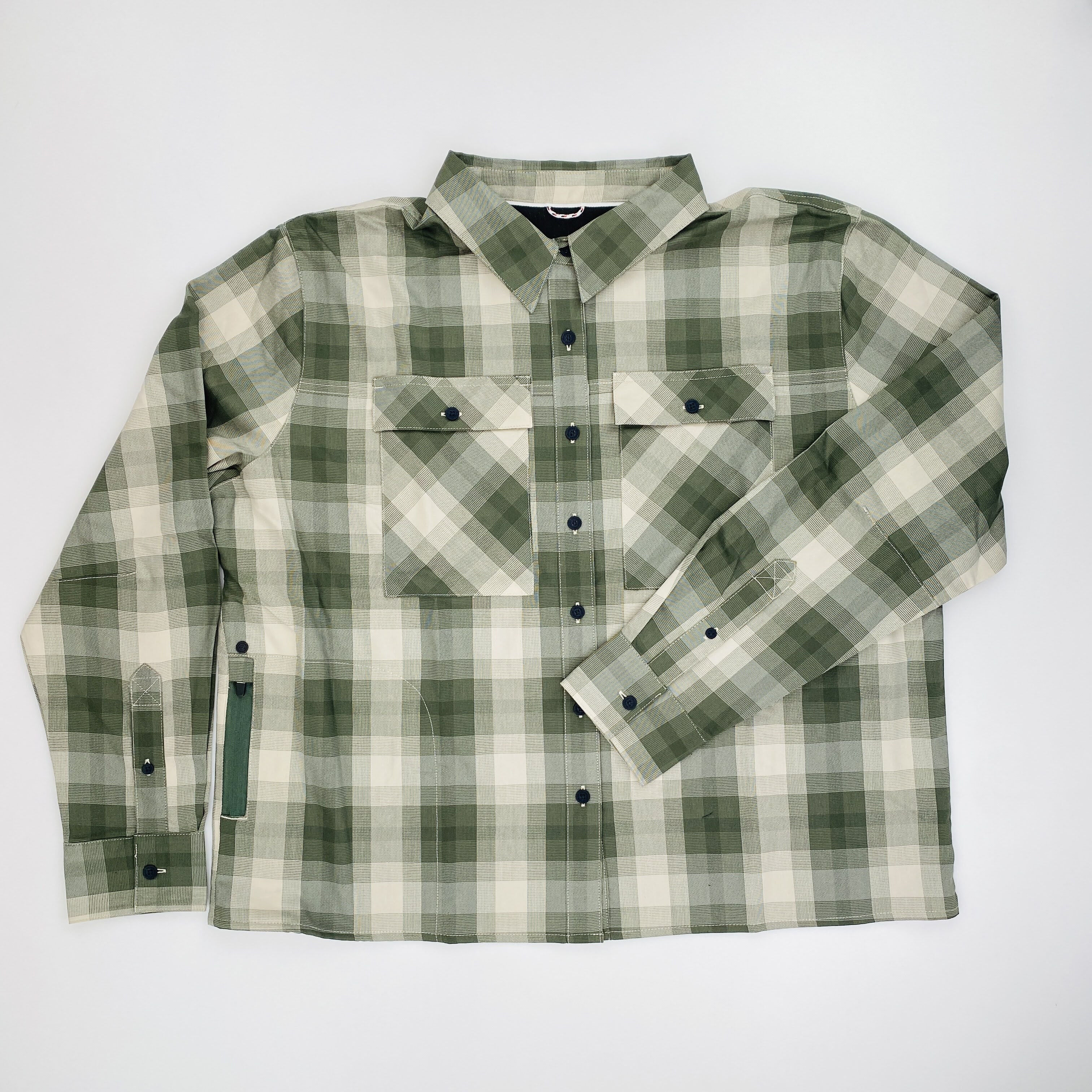 Wrangler Ls Boxy Shirt - Pre-owned Skjorte - Damer - Flerfarvet - S | Hardloop