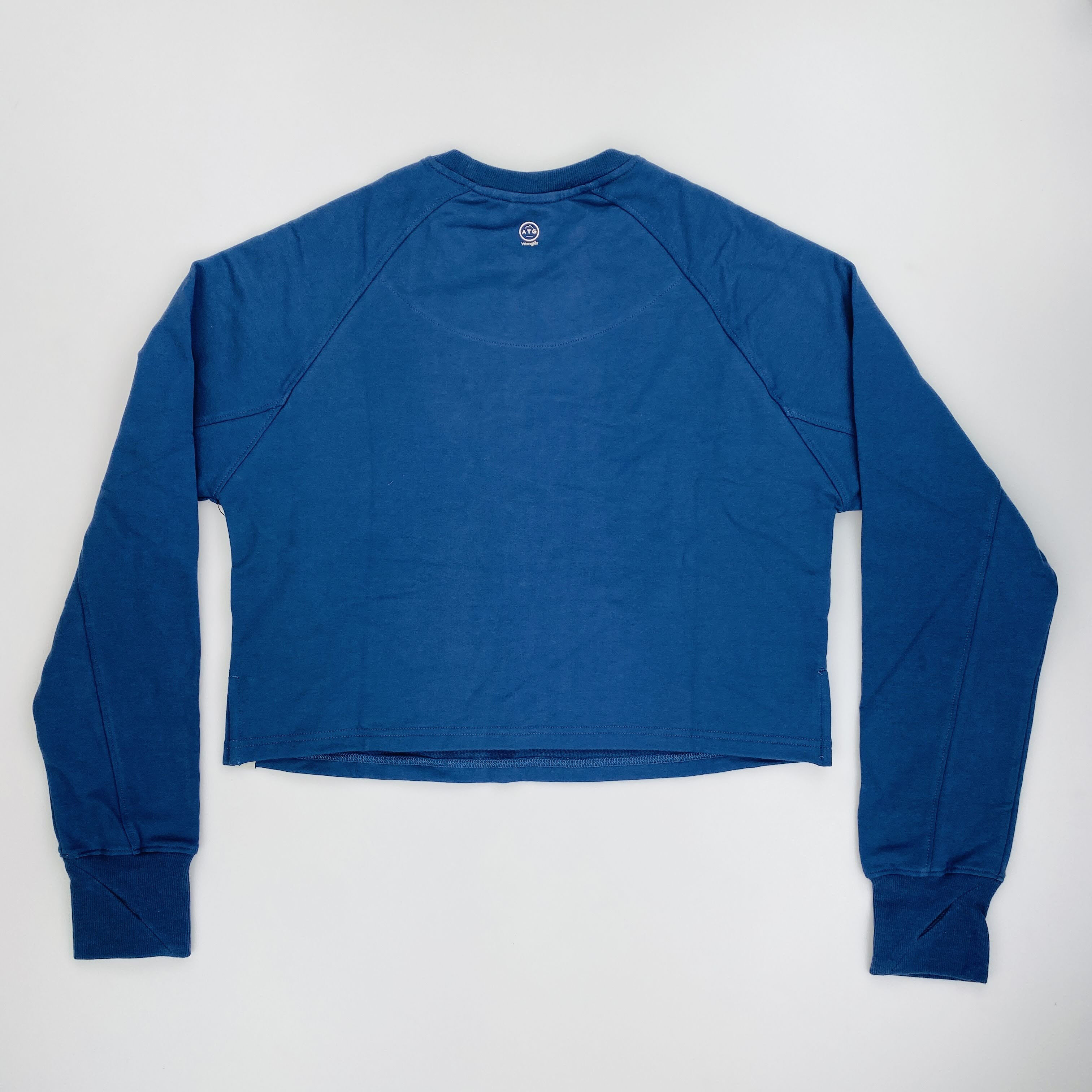 Wrangler Cropped Sweatshirt - Felpa con cappuccio di seconda mano - Donna - Blu - S | Hardloop
