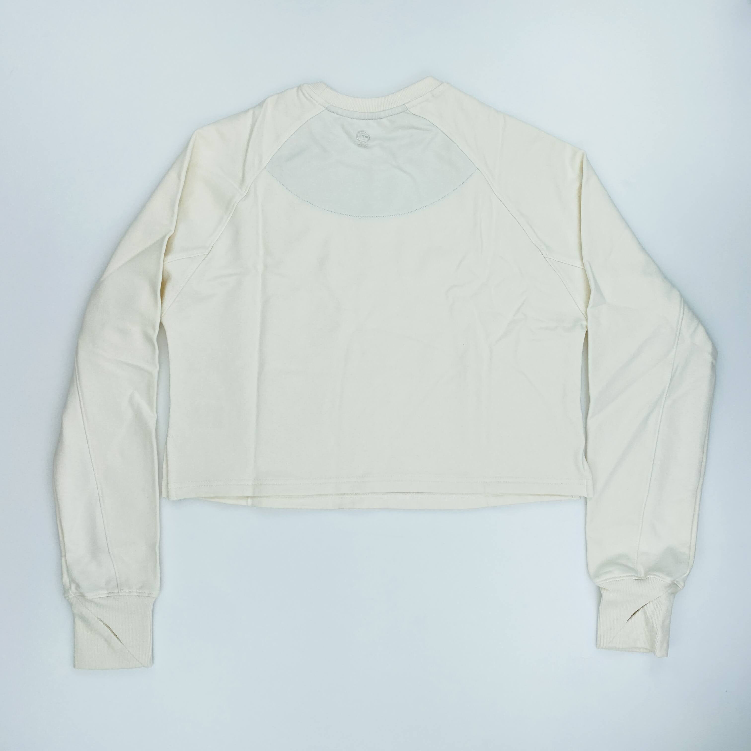 Wrangler Cropped Sweatshirt - Second Hand Hoodie - Women's - White - S | Hardloop