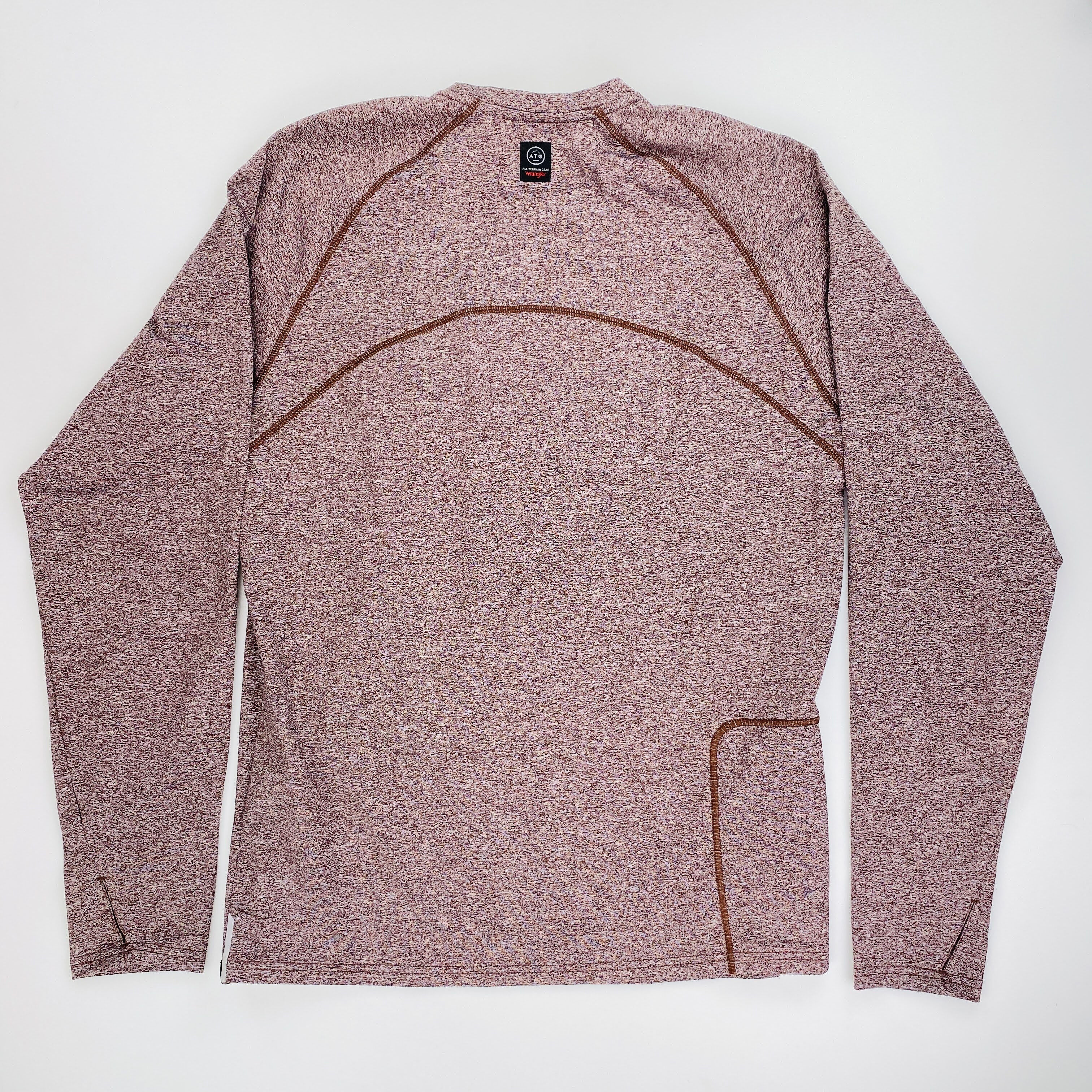 Wrangler Ls Performance Crewneck - Felpa con cappuccio di seconda mano - Uomo - Marrone - M | Hardloop