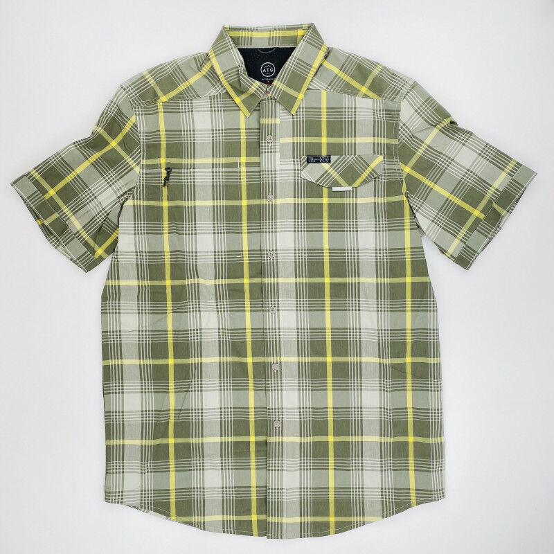 Wrangler Ss Asym Zip Pkt Shir - Camicia di seconda mano - Uomo - Verde oliva - M | Hardloop