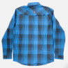 Wrangler Ls Western Utility S - Second Hand Shirt - Men's - Blue - M | Hardloop