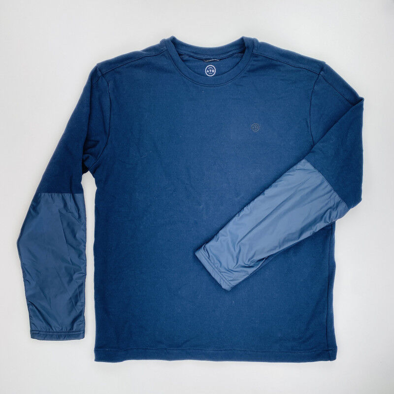 Wrangler Athleisure Crew Sws - Second Hand Hoodie - Men's - Blue - M | Hardloop