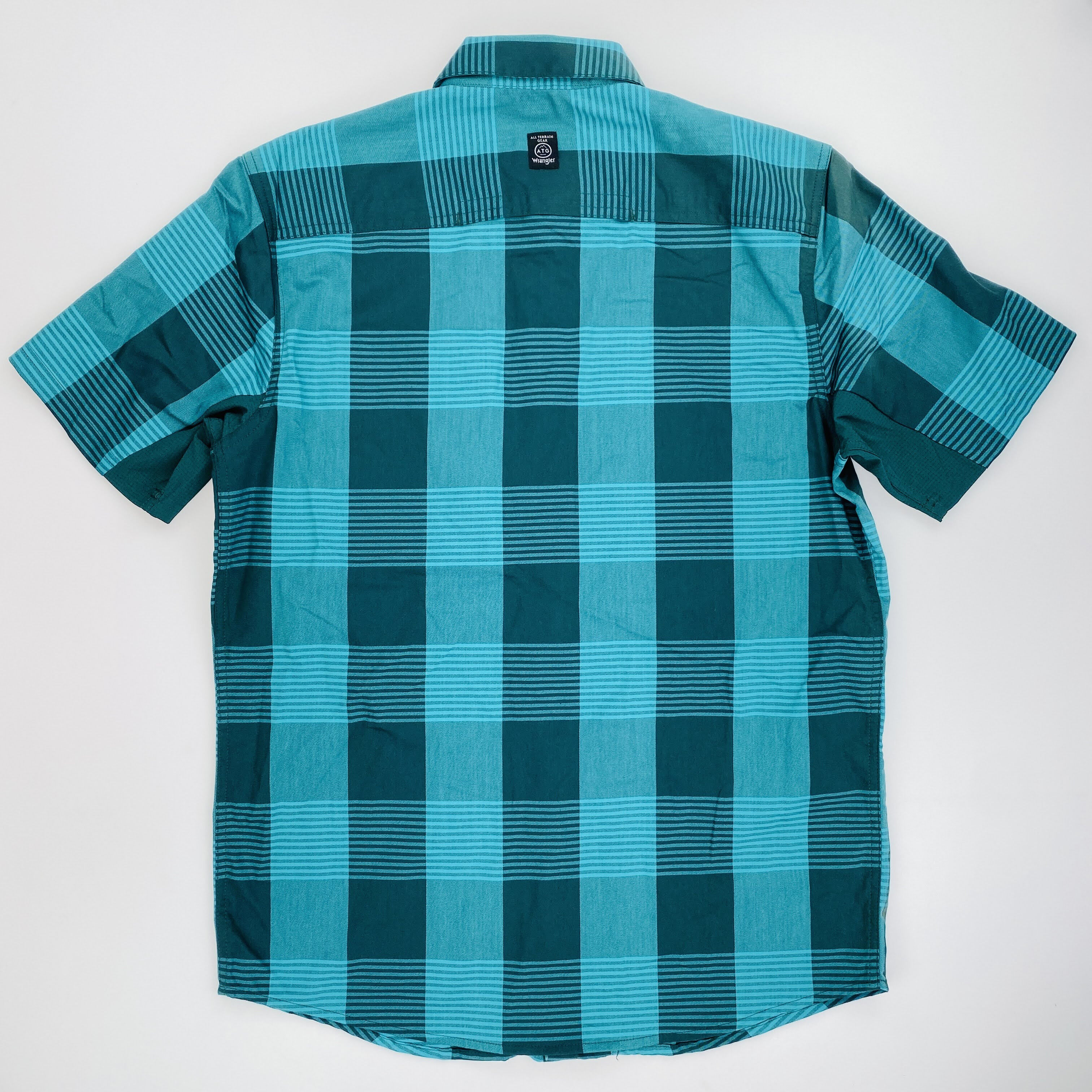Wrangler Ss Mix Material Shirt - Camicia di seconda mano - Uomo - Verde - M | Hardloop