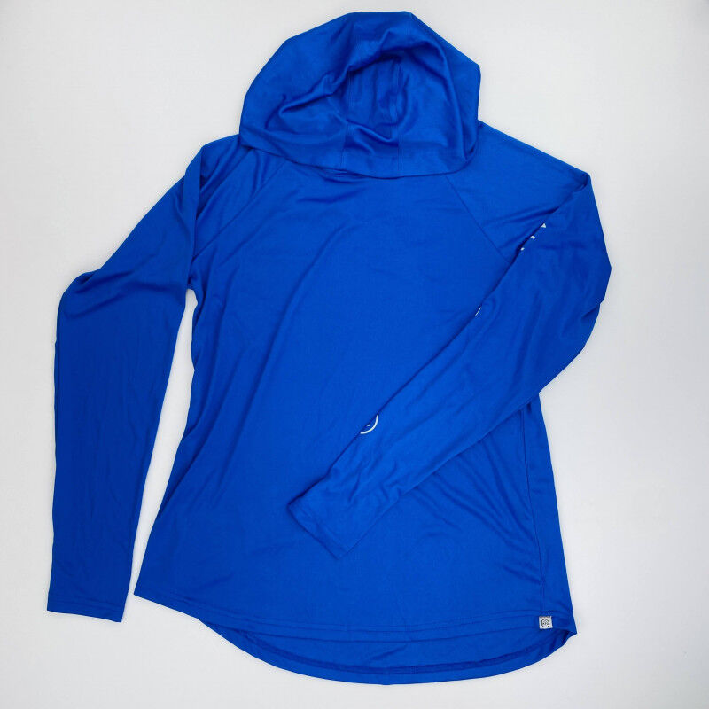 Wrangler Ls Hooded Sun Tee - T-shirt di seconda mano - Uomo - Blu - L | Hardloop